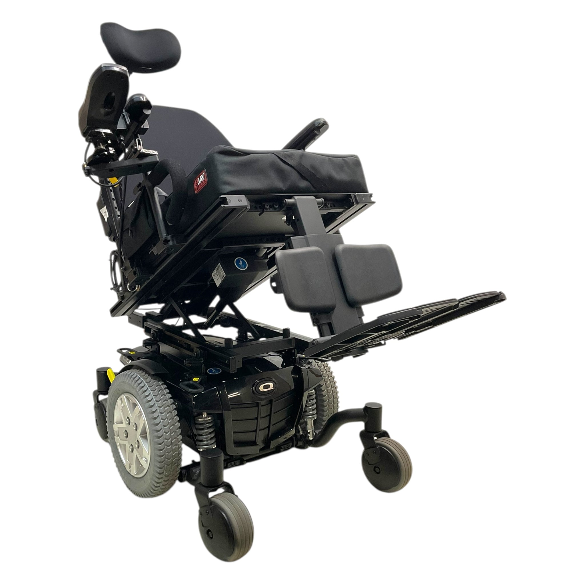 Pride Mobility Quantum Q6 Edge Power Wheelchair with Powered Tilt Toggle Switch - Electric Mobility Scooter for Indoor & Outdoor Use, Comfortable Seating for Seniors & Disabled Adults