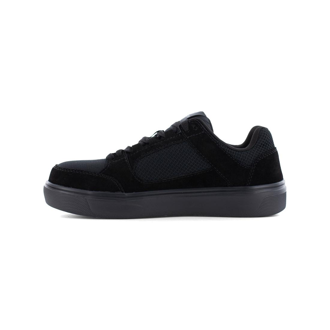 Best Composite Toe Skate Shoes for Work - Black Safety Shoes for Men & Women | Perfect for Construction, Warehouse & Skating