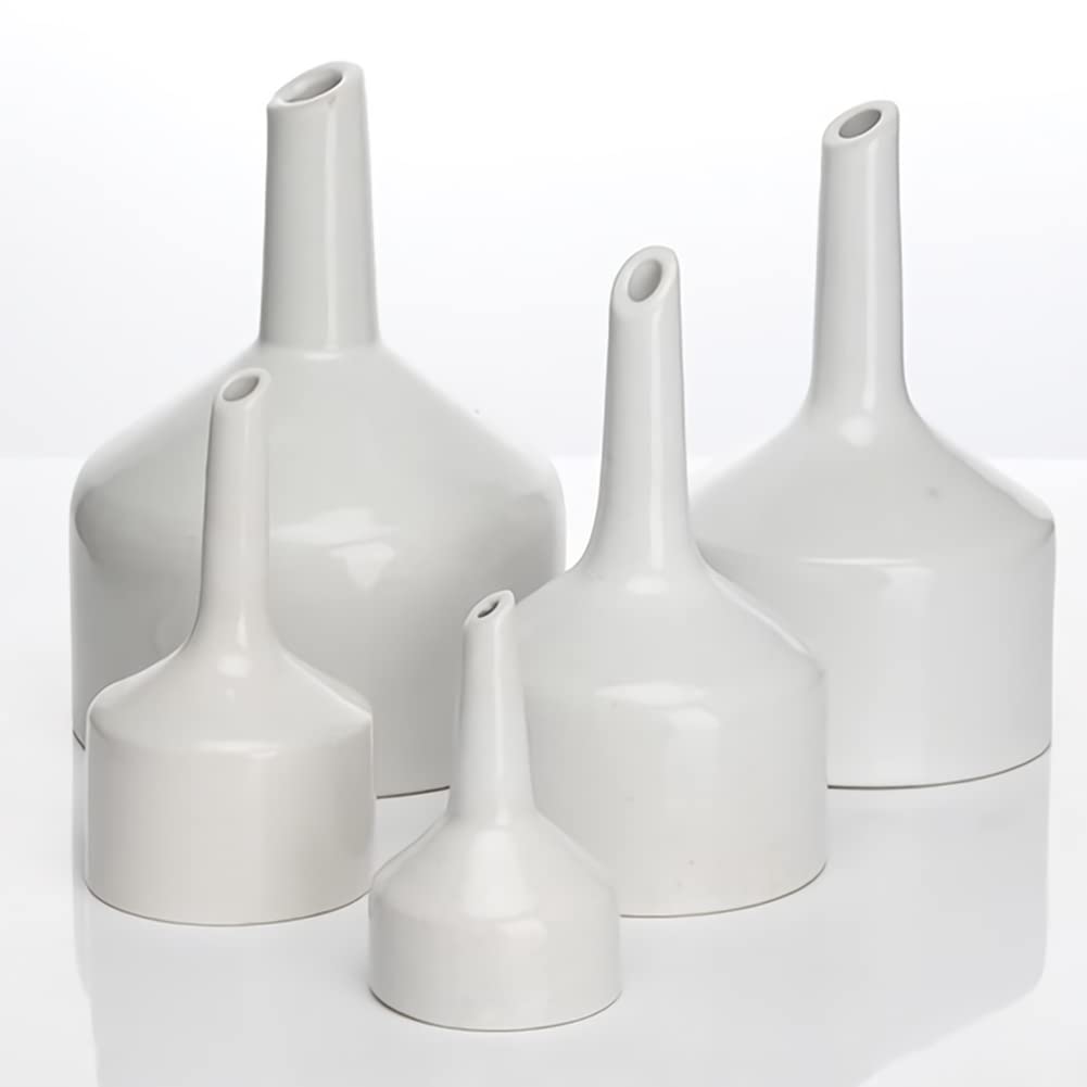 Premium 150mm Porcelain Buchner Funnel - Lab-Grade Vacuum Filtration System for Chemistry Experiments & Scientific Research | Ideal for Laboratories, Schools & Home Science Projects