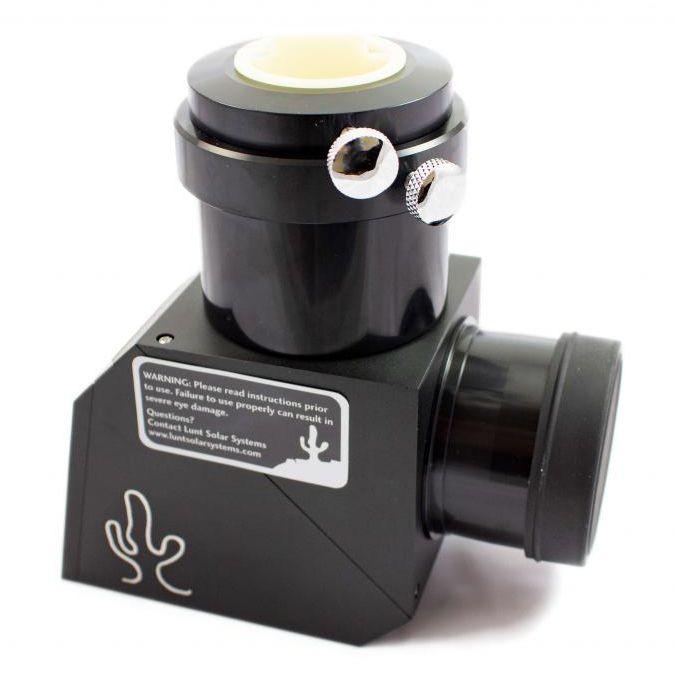 Lunt Solar 2 White Light Solar Wedge Telescope Filter with Protective Case - Perfect for Solar Observation, Astronomy & Astrophotography