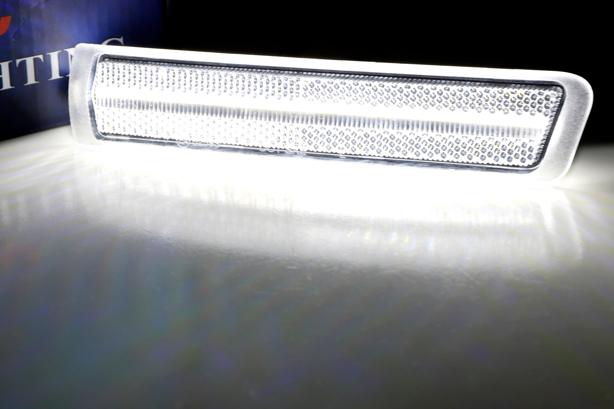 96-02 BMW Z3 Euro Clear Lens Front Bumper with White Full LED Strip Side Markers - Upgrade for Enhanced Visibility & Style (Perfect for Night Driving & Car Shows)