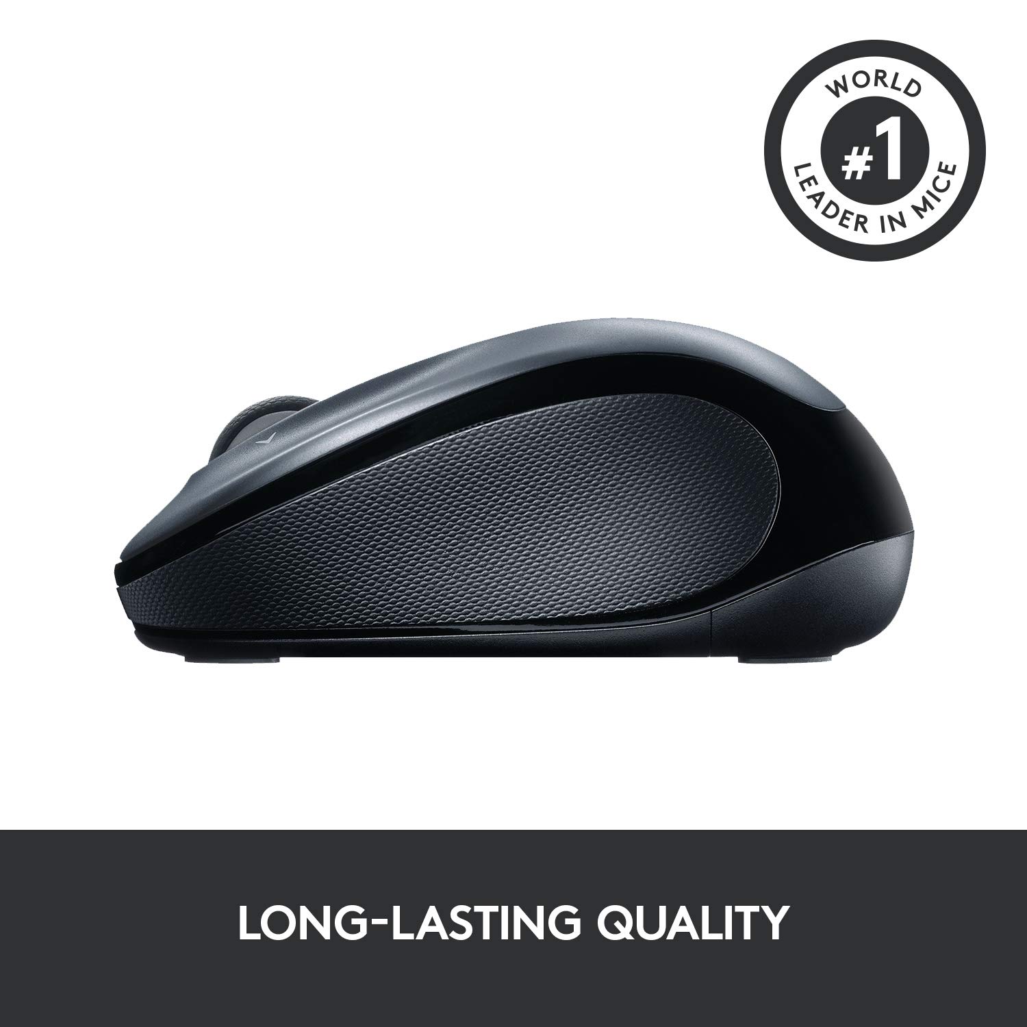 Logitech M325 Wireless Mouse with Smooth Scrolling for Web Browsing - Light Silver - Perfect for Office, Home & Travel Use