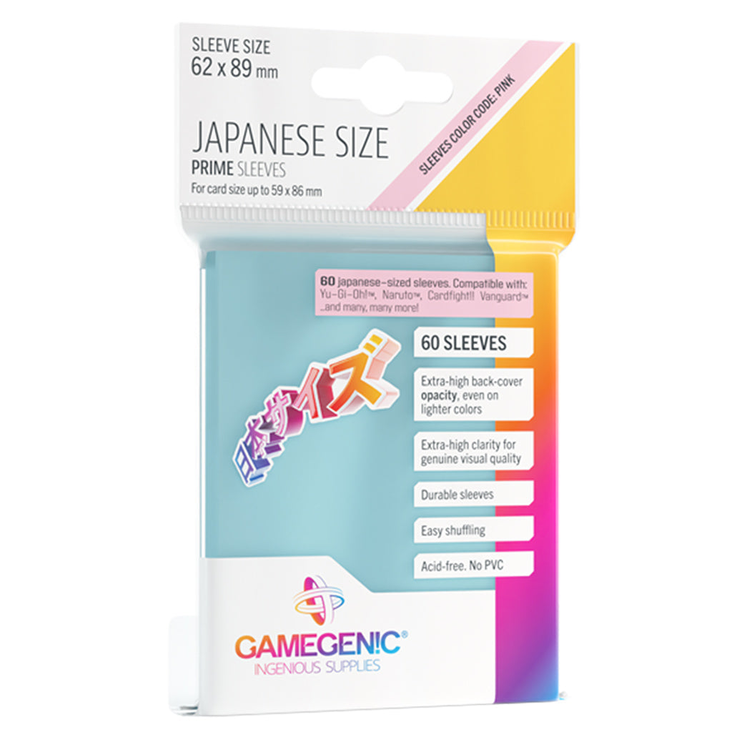 PRIME Japanese-Sized Clear Sleeves for Trading Cards - Perfect for Card Collectors, Gaming Cards & Storage Protection