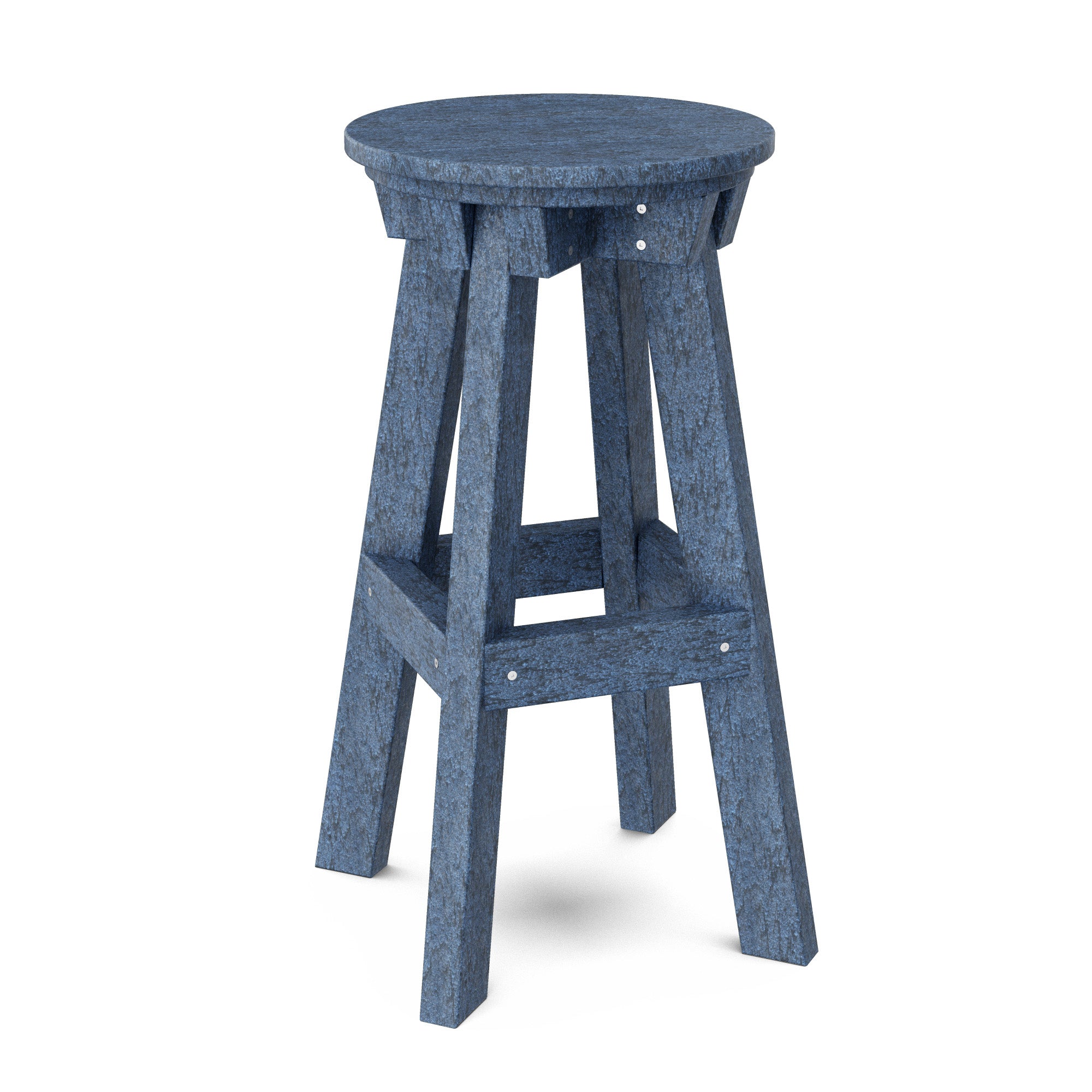 Vintage Heritage Bar Stool - Solid Wood Counter Height Stool with Backrest - Perfect for Kitchen Island, Home Bar & Breakfast Nook