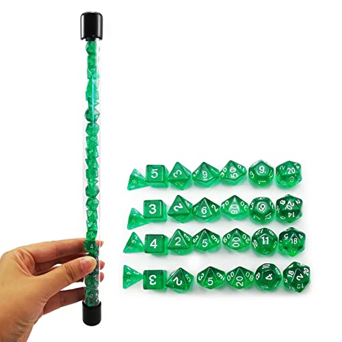 4x7pcs Mini Gem Green