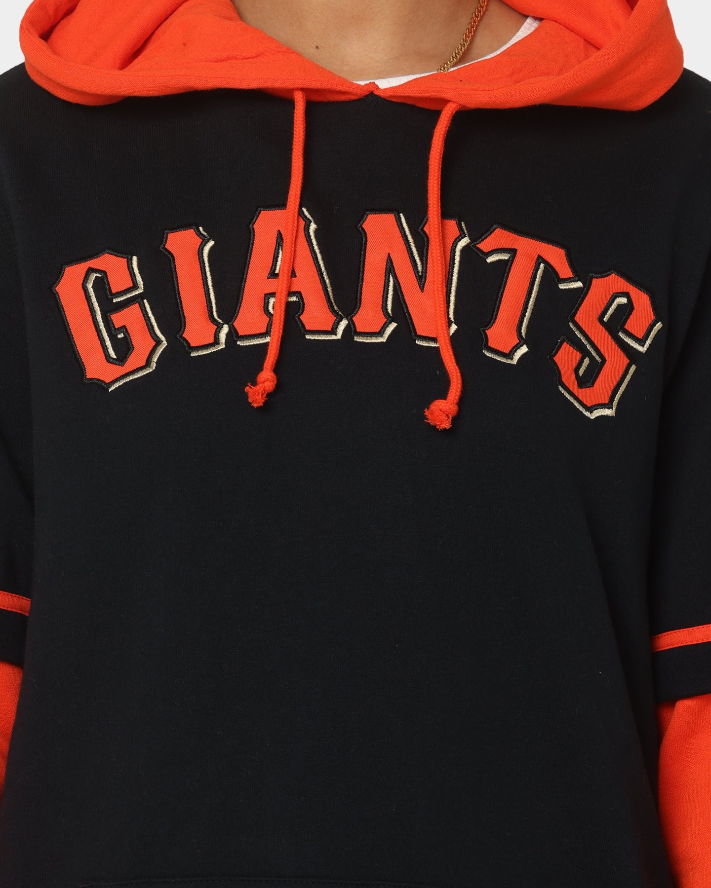 47 Brand San Francisco Giants Shortstop Hoodie - Jet Black - Men's Baseball Fan Apparel for Casual Wear & Game Day Outfits