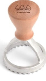 Marcato Ravioli Classic Round Stamp 1 Inch - Handmade Pasta Dough Press for Italian Cuisine | Perfect for Homemade Ravioli, Tortellini & Dumplings