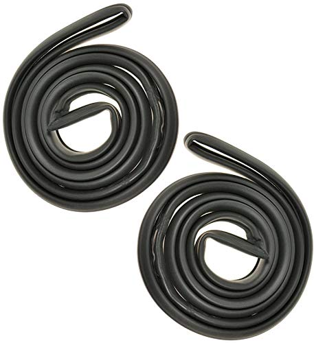Buick Pontiac Olds 2 Door RWD Rubber Weatherstrip Door Seal Pair Set - Weatherproof & Noise Reduction for Classic Cars (Perfect for Garage Storage & Winter Protection)