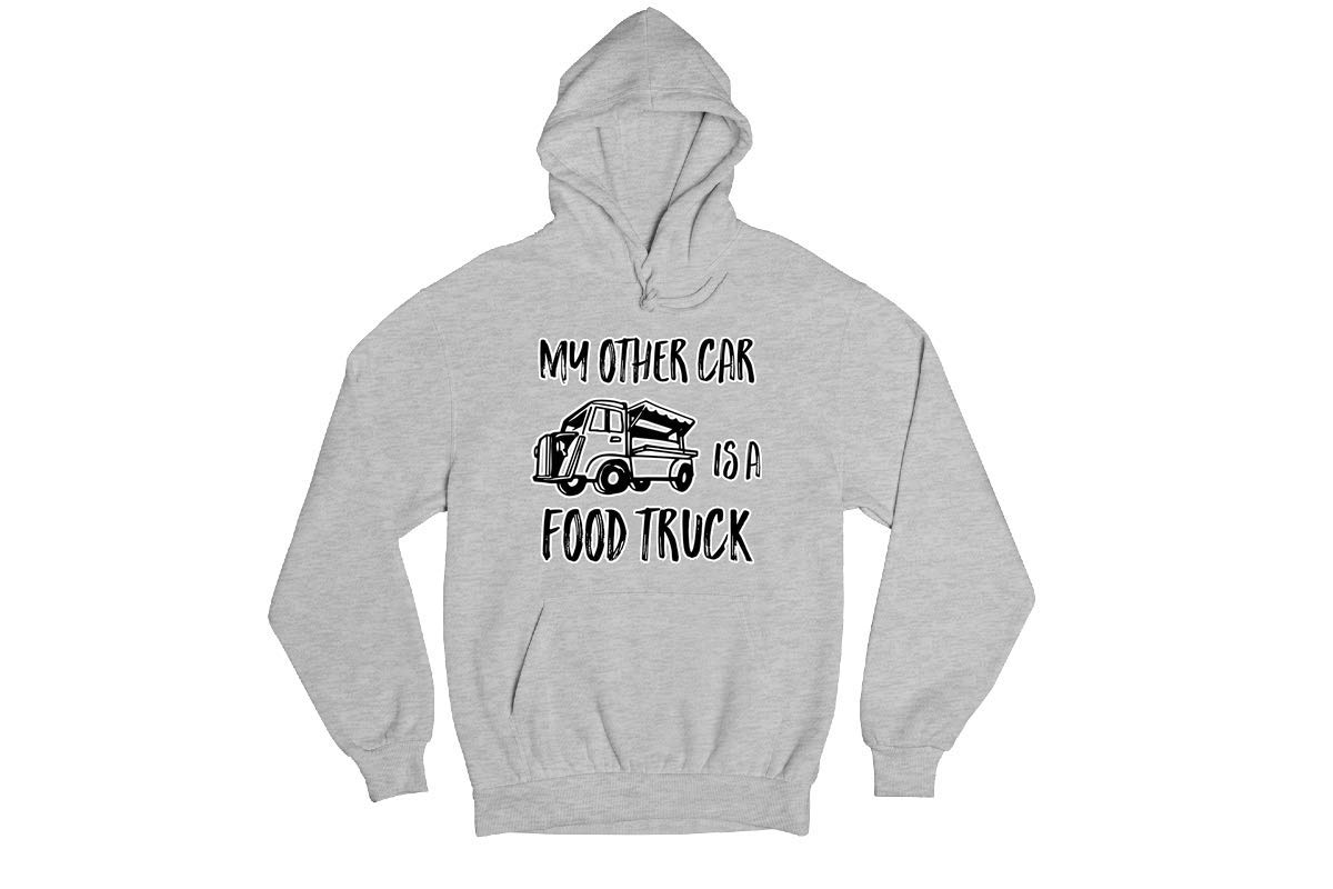Funny Food Truck Hoodie - My Other Car Is a Food Truck Novelty Cotton Sweatshirt for Food Lovers | Perfect for Chefs, Foodies & Truck Enthusiasts