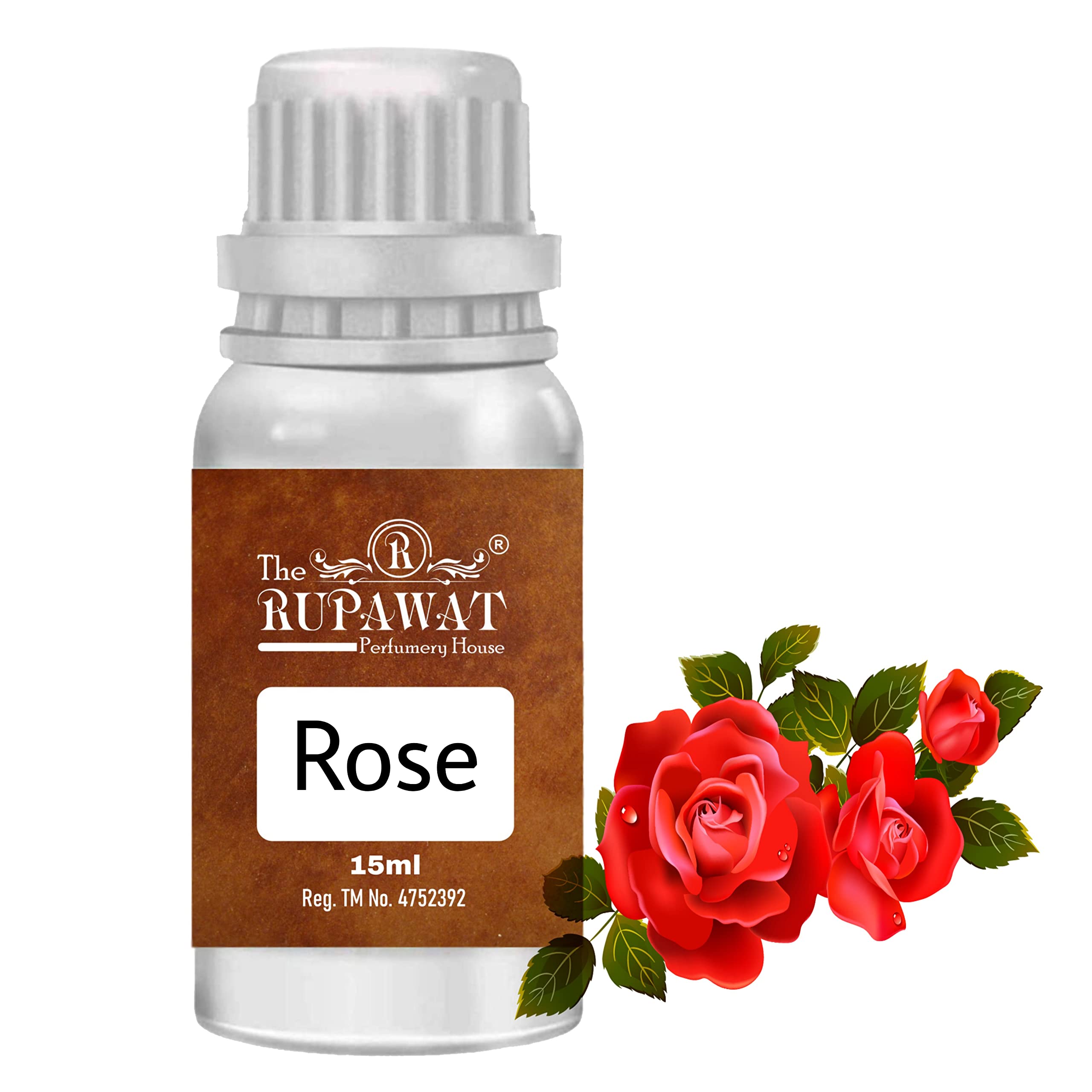 Rupawat Perfume Attar Rose Oil 15ml - Pure Floral Scent for Women & Men | Perfect for Aromatherapy, Meditation & Daily Fragrance