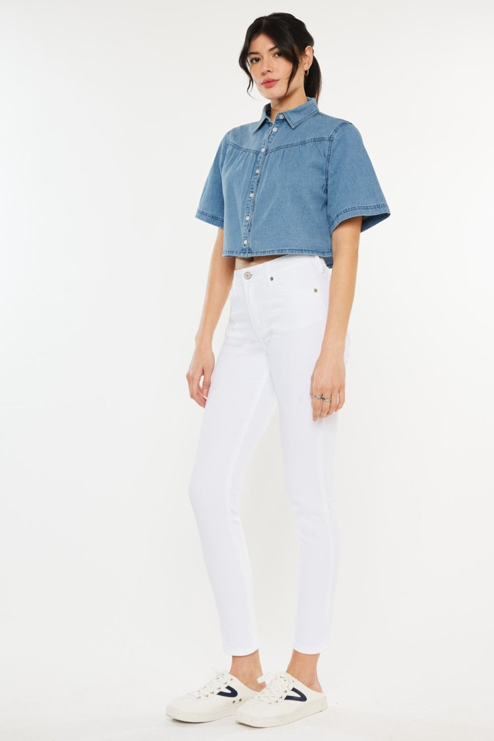 Kancan High Rise Ankle Skinny Jeans for Women - Stretch Denim Pants, Slim Fit, Comfortable & Trendy - Perfect for Casual Outfits, Date Nights & Everyday Wear