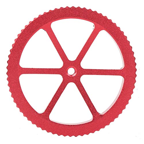 Large Red Hand Twist Leveling Nut with Spring - Stable Leveling Nut for 3D Printers & Electronic Components | Professional & General Use | Perfect for 3D Printing, CNC Machines & Industrial Equipment