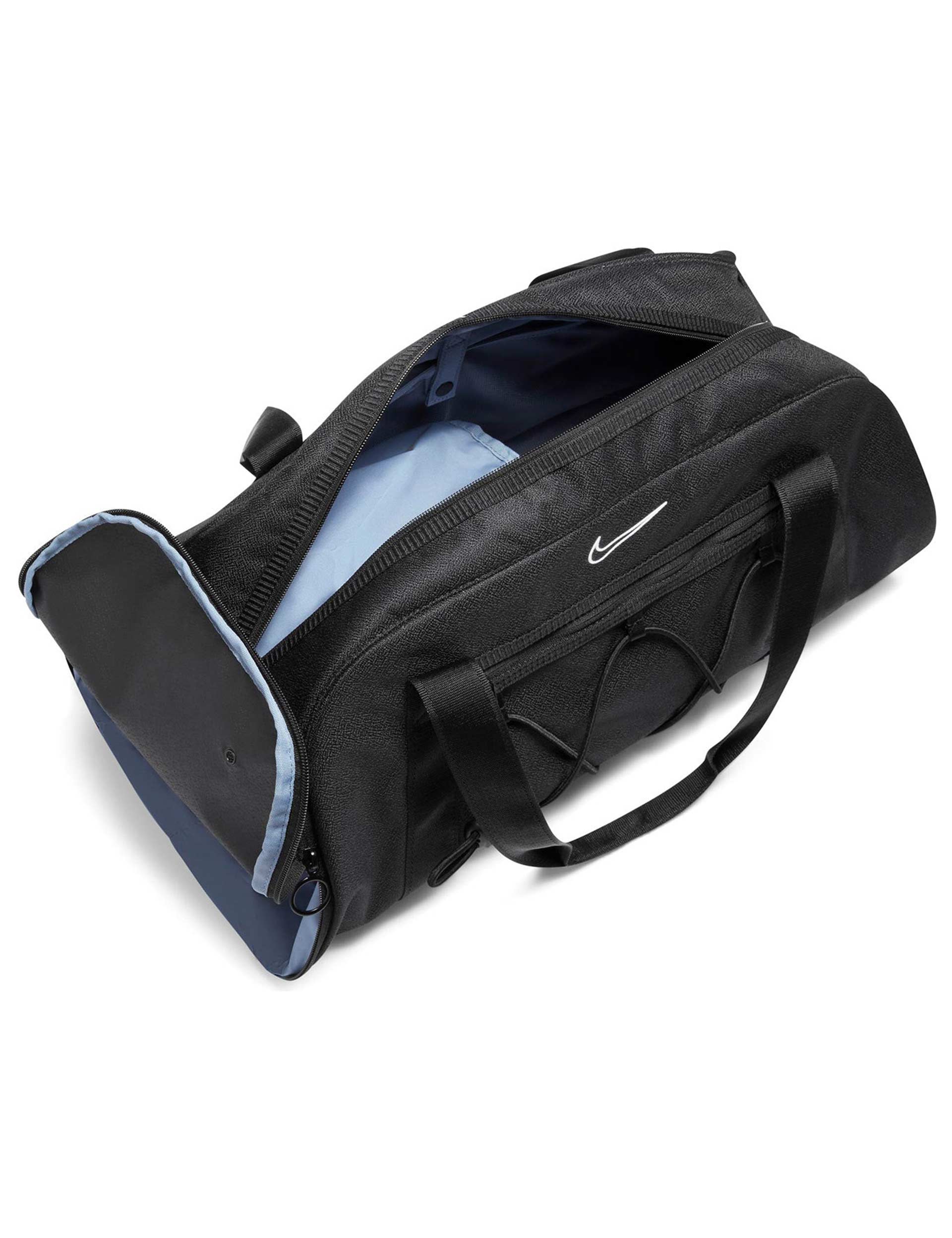 Premium One Club Duffel Bag - Large Travel Gym Sports Bag with Shoulder Strap (Black/White) - Perfect for Workout, Travel, Gym & Weekend Getaways