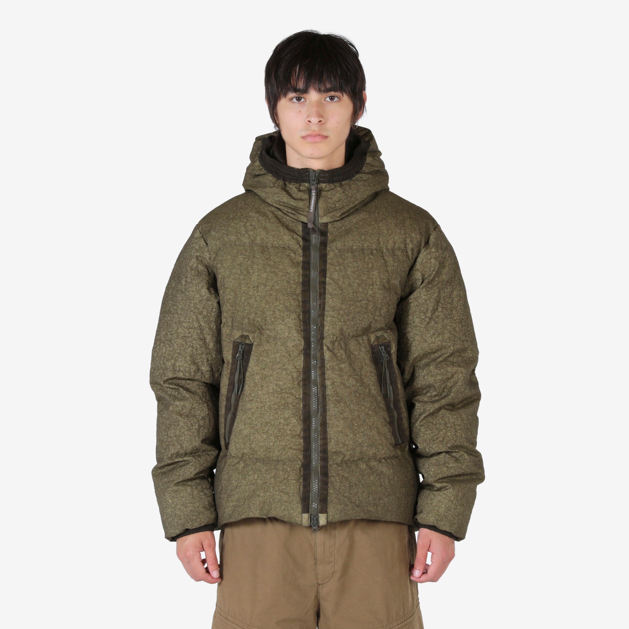 Ted Co. Down Jacket for Men - Warm Winter Coat with Hood, Ivy Green - Perfect for Skiing, Hiking & Outdoor Adventures
