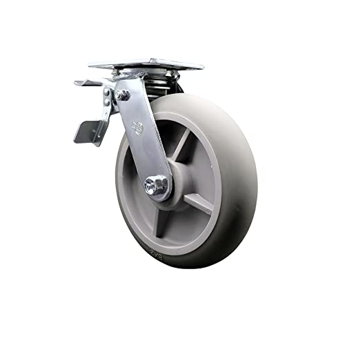 Swivel - Total Lock Brake - Gray