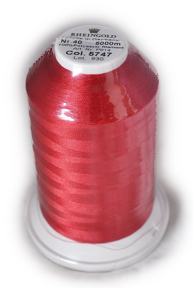 Madeira Polyester Embroidery Thread 5747 Red (914405747) - Perfect for Hand & Machine Embroidery, Quilting, and Sewing Projects
