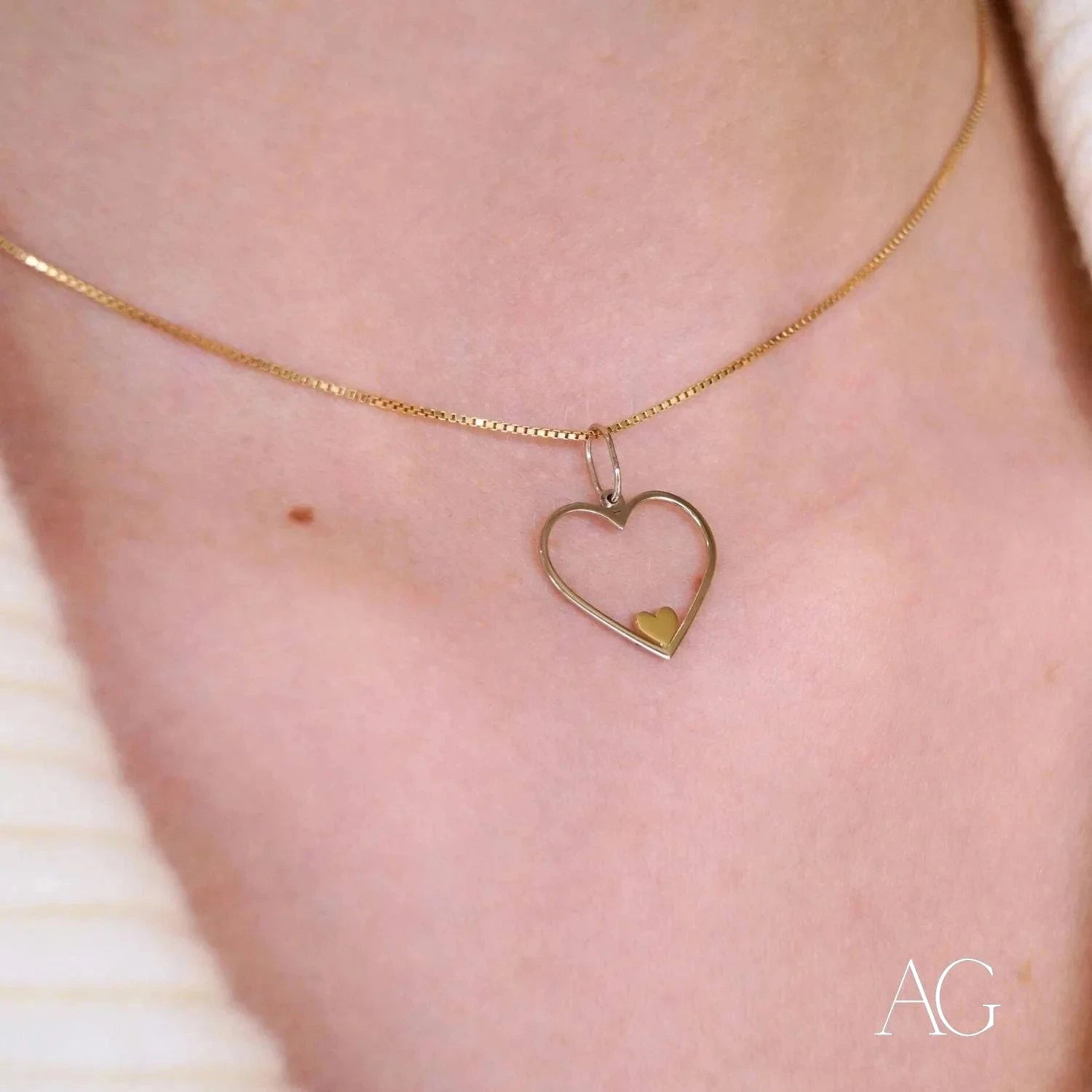 Eternal Love Heart Pendant Necklace - Sterling Silver Romantic Jewelry Gift for Her, Perfect for Anniversaries, Valentine's Day & Special Occasions