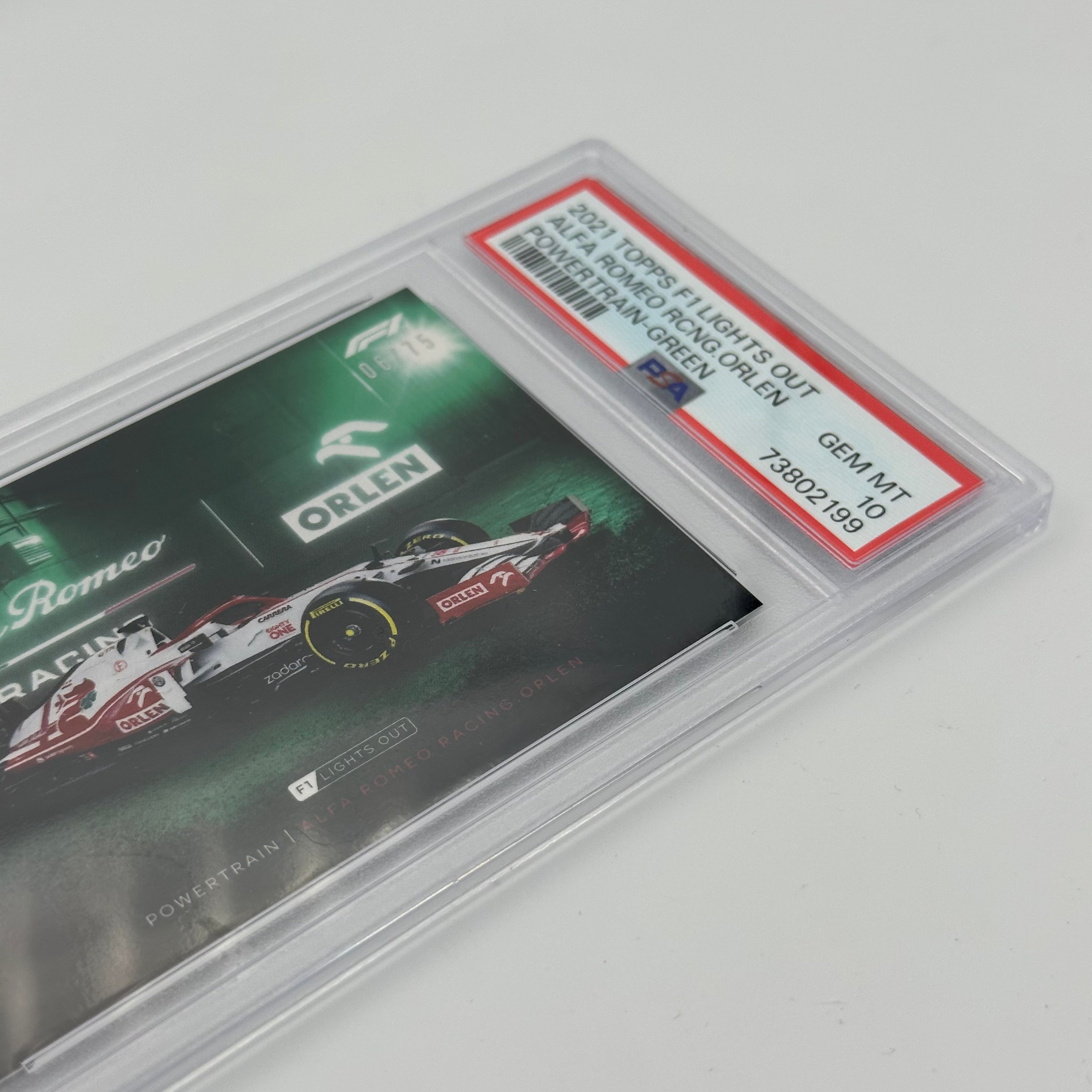 PSA 10 2006 ALFA ROMEO RACING ORLEN POWERTRAIN GREEN Die-Cast Model Car - Perfect for Collectors, Display & Racing Enthusiasts