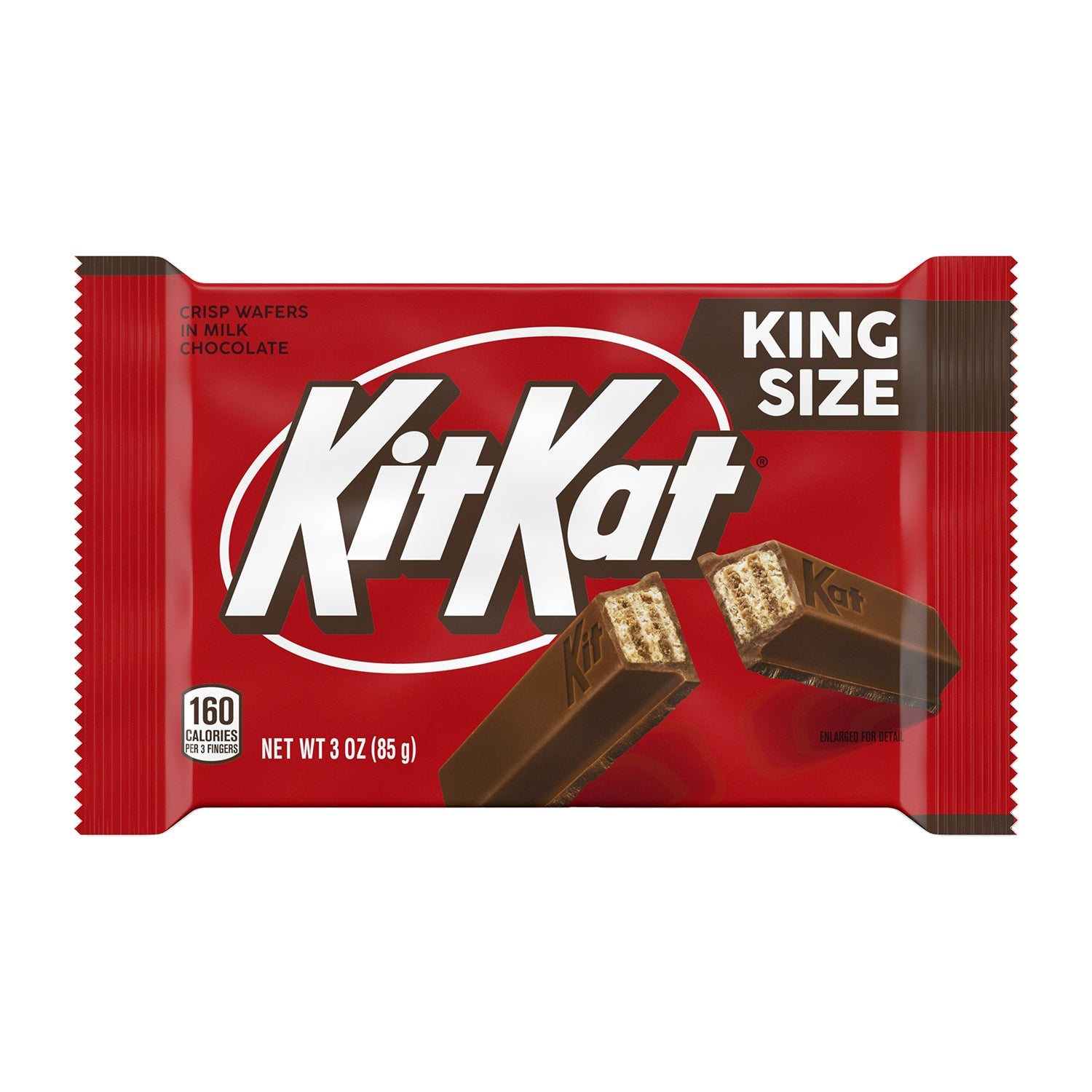 Hershey's Kit Kat King Size Chocolate Bars - 24 Count Bulk Box | Perfect for Halloween, Parties, Office Snacks & Gift Giving