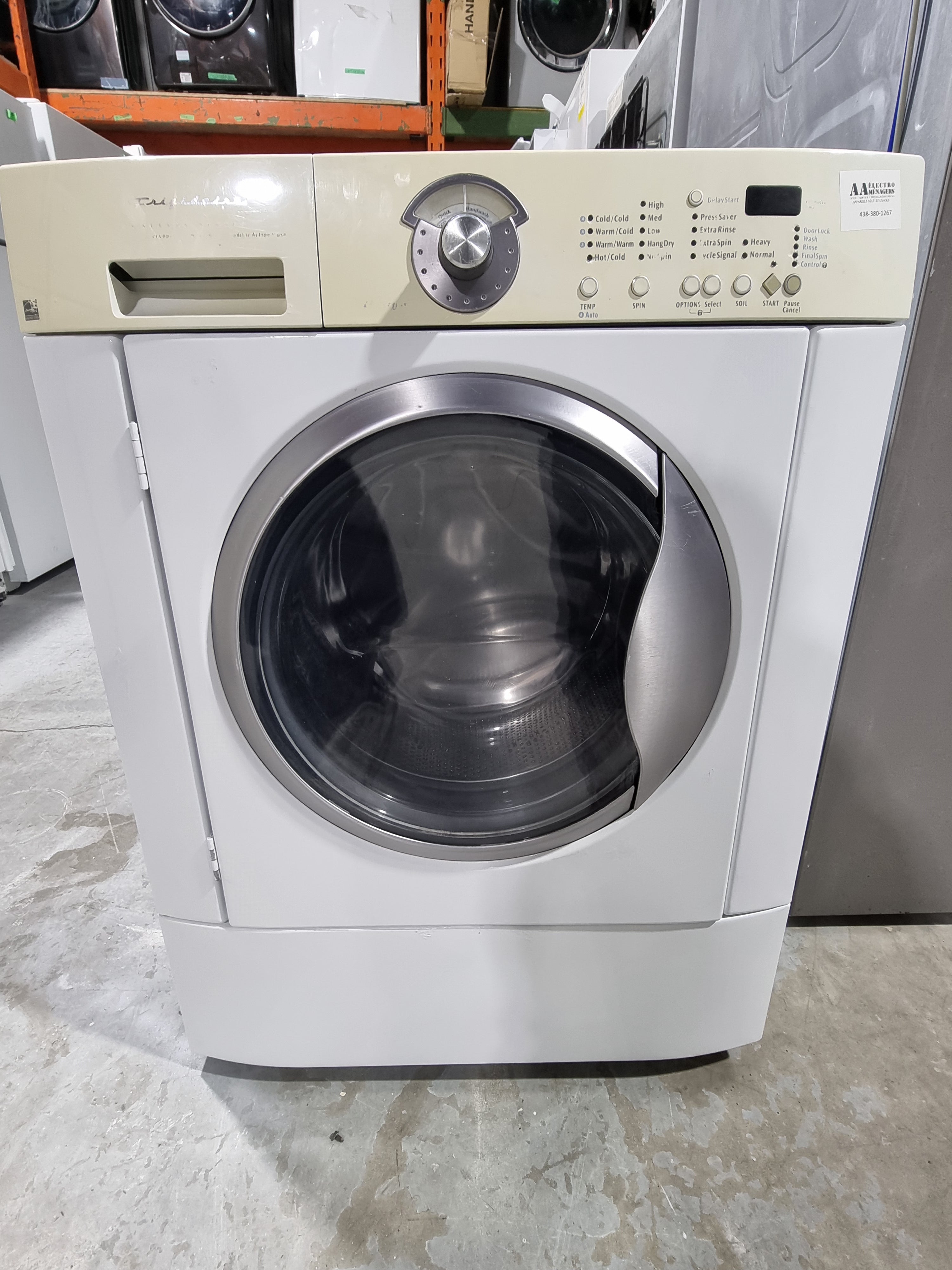 Frigidaire GLTF2940ES0 White Front Load Washer - Energy Efficient & Quiet - Perfect for Apartments & Small Laundry Rooms