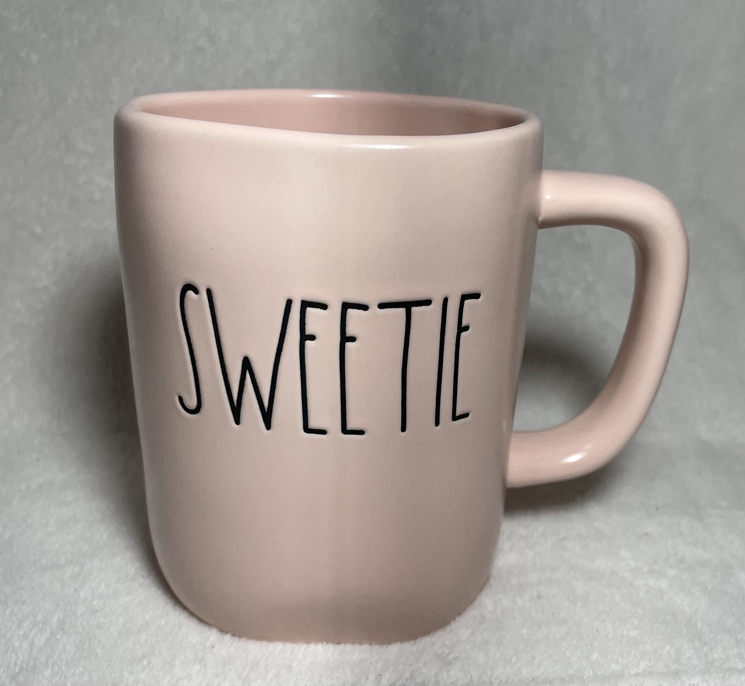 Rae Dunn by Magenta Sweetie Pink Ceramic Large Coffee & Tea Mug - Perfect for Home, Office, and Gifts