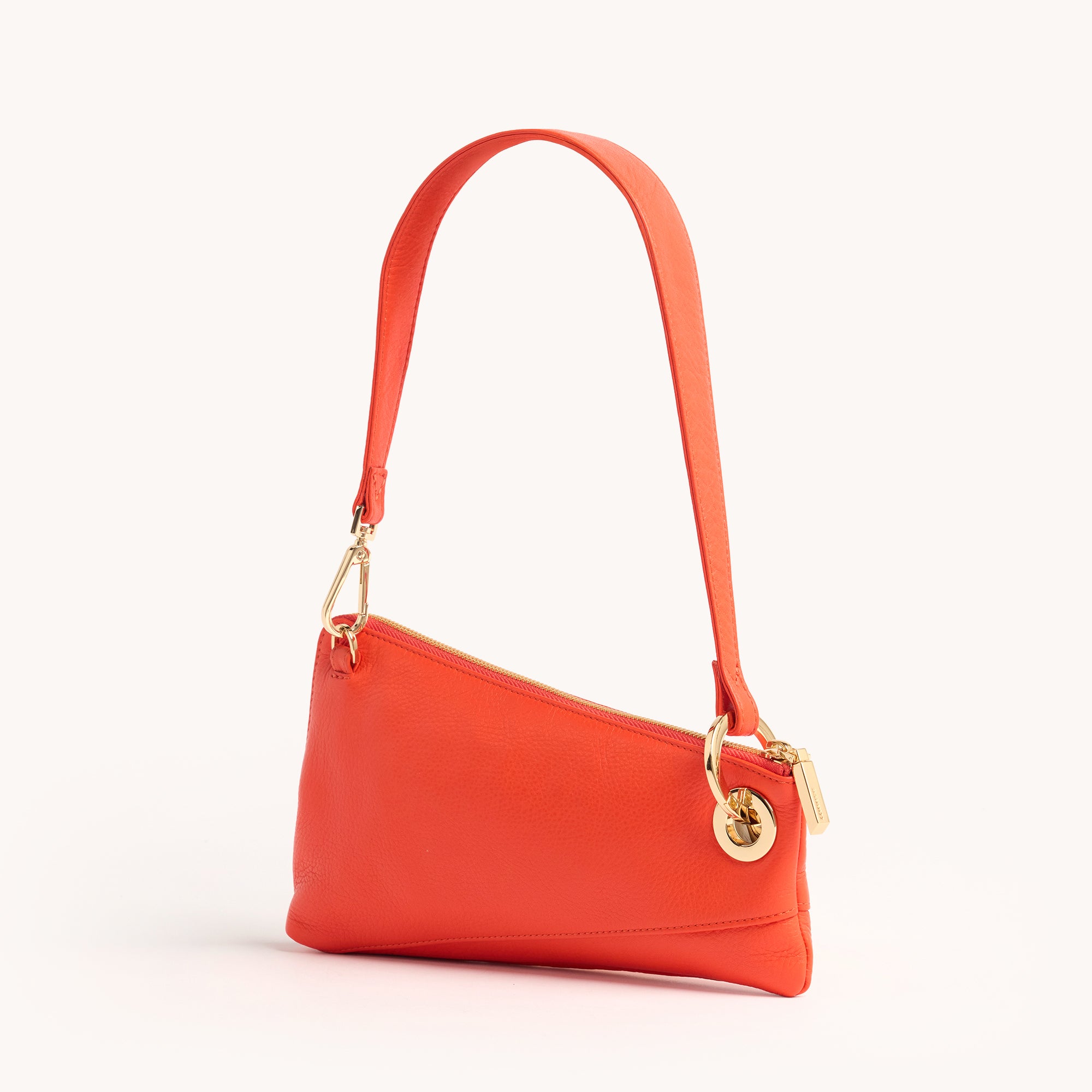 Nash Pochette Handbag - Stylish Habanero & Gold Crossbody Bag for Women | Perfect for Parties, Dates & Everyday Use