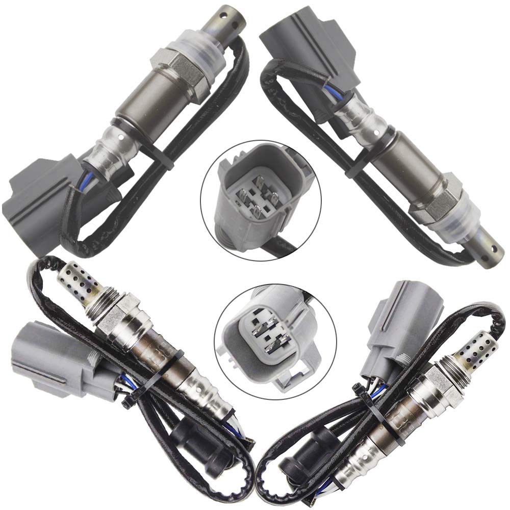 4X Oxygen O2 Sensor Replacement for 2005-2006 Land Rover LR3, 2006-2009 Range Rover, 2006 Range Rover Sport 4.0L/4.2L/4.4L - Upstream & Downstream - Improve Engine Performance & Fuel Efficiency