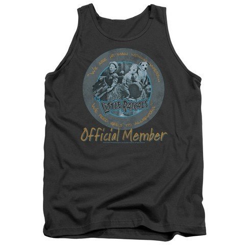 Trevco Little Rascals He-Man Woman Haters Adult Tank Top - Charcoal - Large Size - Vintage Cartoon Graphic Tee for Men, Casual Summer Wear, Funny Gift Idea