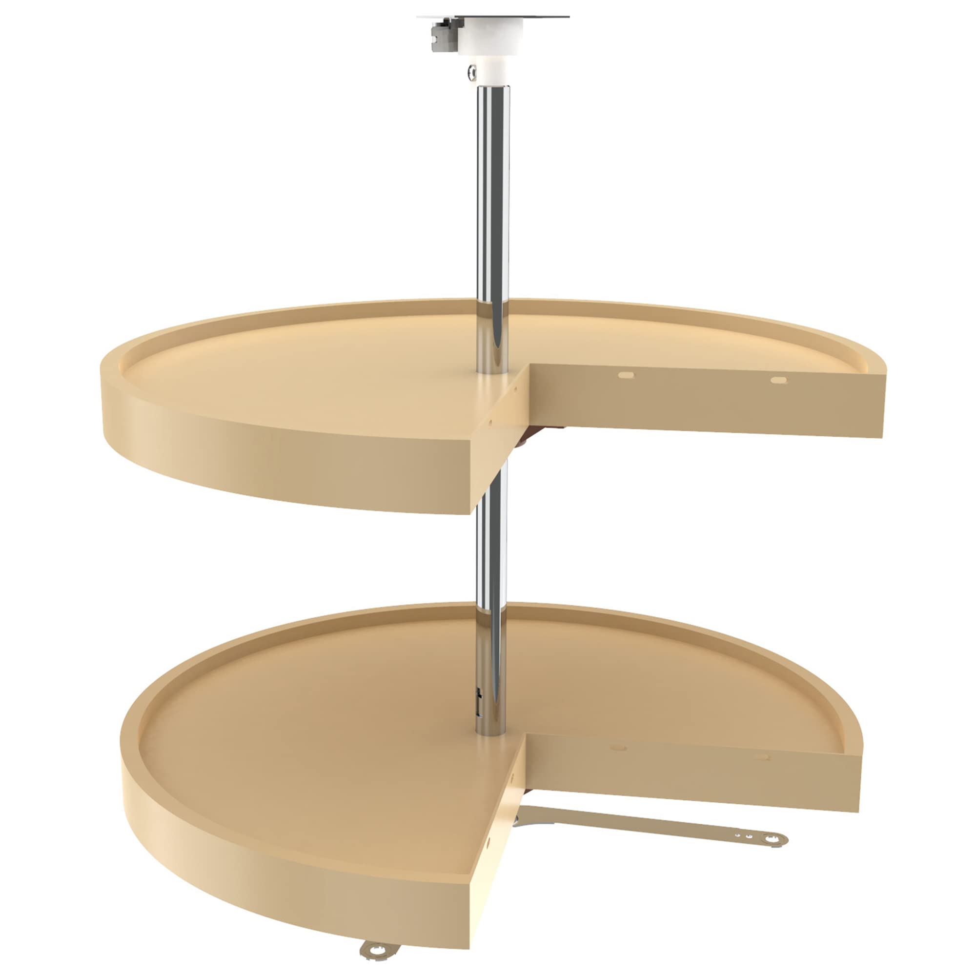 Rev-A-Shelf 2-Tier Pie-Cut Lazy Susan for Corner Base Cabinets - 24
