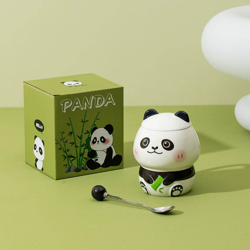 Funny Moody Panda Coffee Mug - Cute Ceramic Tea Cup for Coffee & Tea Lovers - Perfect for Home, Office & Gifts