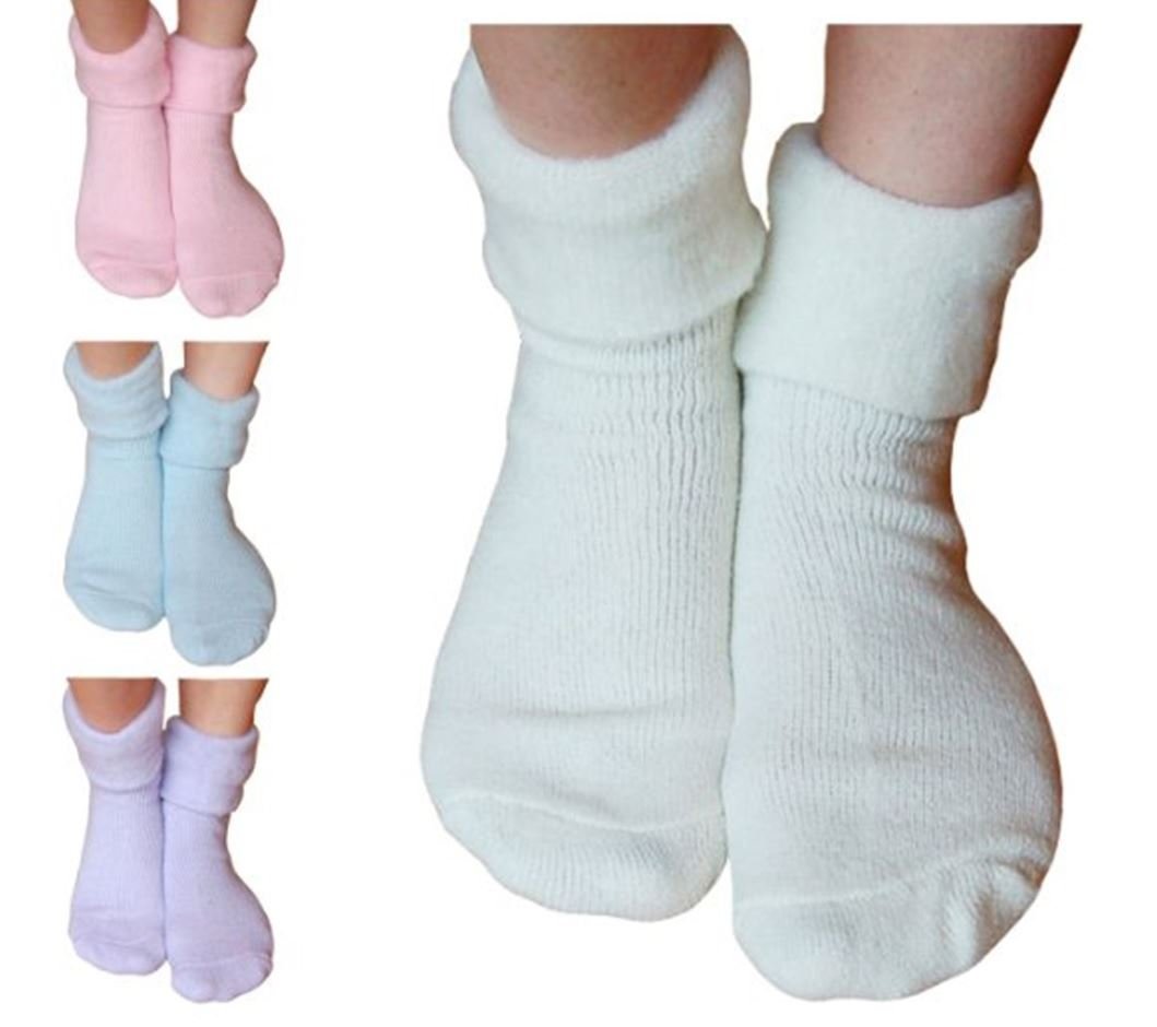 Women's Cozy Brushed Bed Socks - 3 Pairs Mixed Colors | Soft Warm Sleeping Socks for Winter Nights, Lounge & Home Comfort