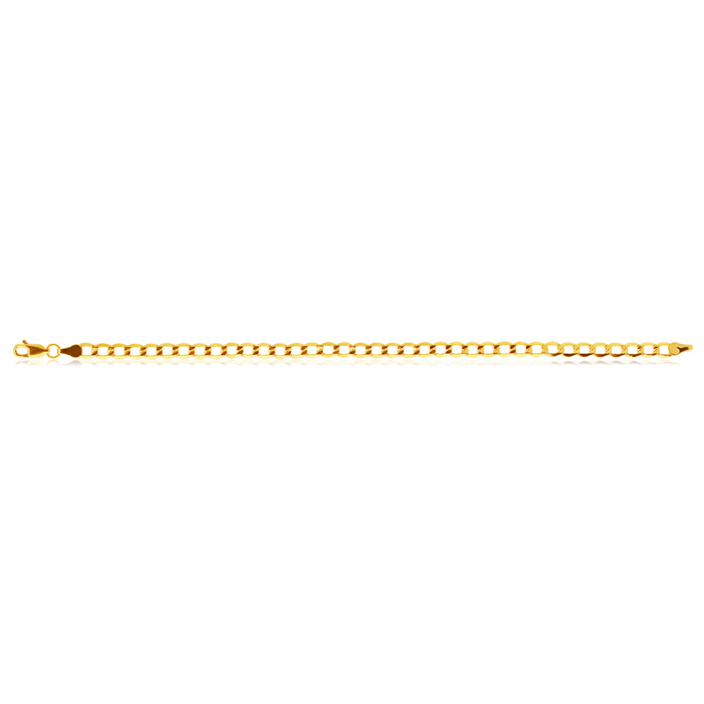 9ct Silver Filled Curb Chain Bracelet - 19cm Length, 100 Gauge - Durable & Stylish Jewelry for Women & Men - Perfect for Everyday Wear, Gifts & Special Occasions
