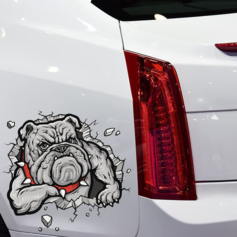 Zcargel 3D Dog Head Car Decal - Funny Animal Vinyl Sticker for Car Body Decoration, Scratch Cover & Auto Trim Styling | Perfect for Car Enthusiasts & Pet Lovers