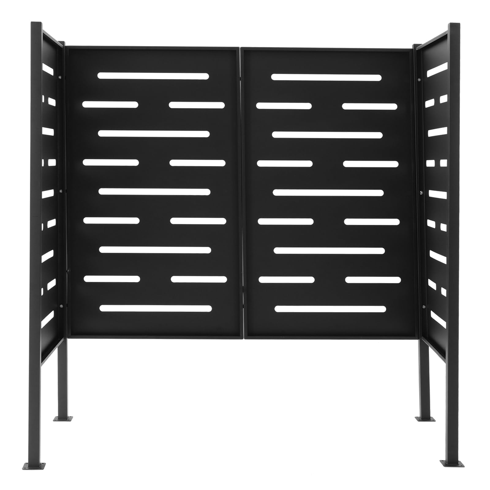 Black Iron Air Conditioner Privacy Fence - 48.03