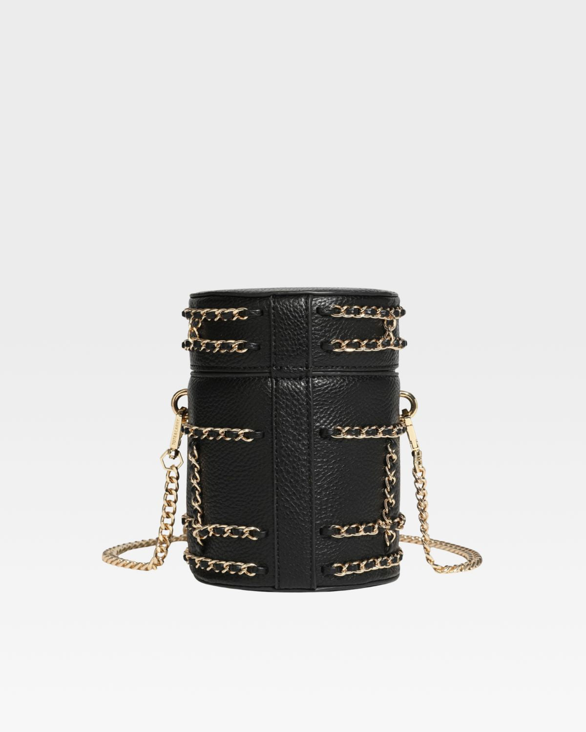 Stylish Black Evening Mini Barrel Crossbody Bag for Women - Perfect for Parties, Dates & Night Out