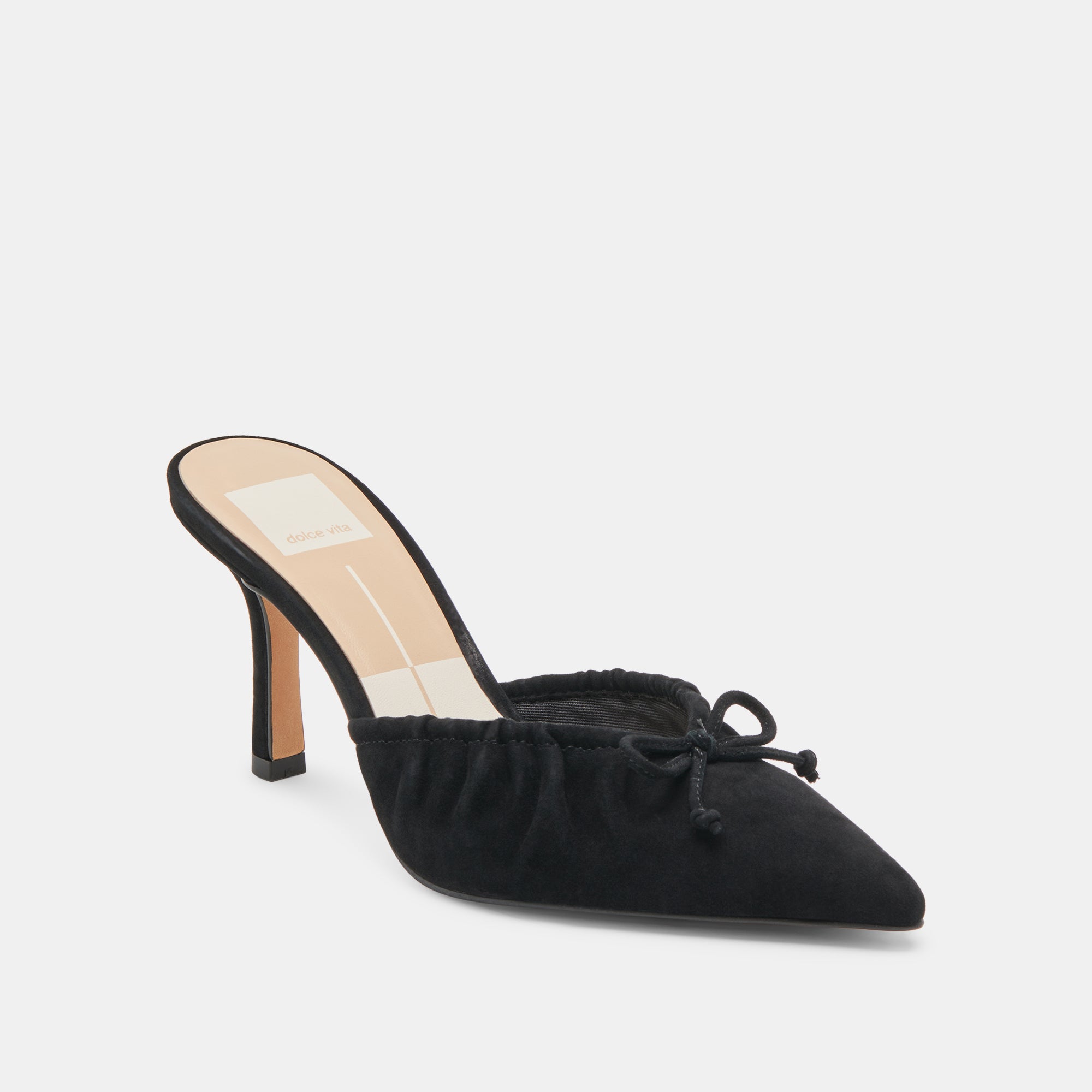 KAIRI Women's Onyx Suede High Heels - Elegant Pointed Toe Pumps for Work, Party & Evening Wear