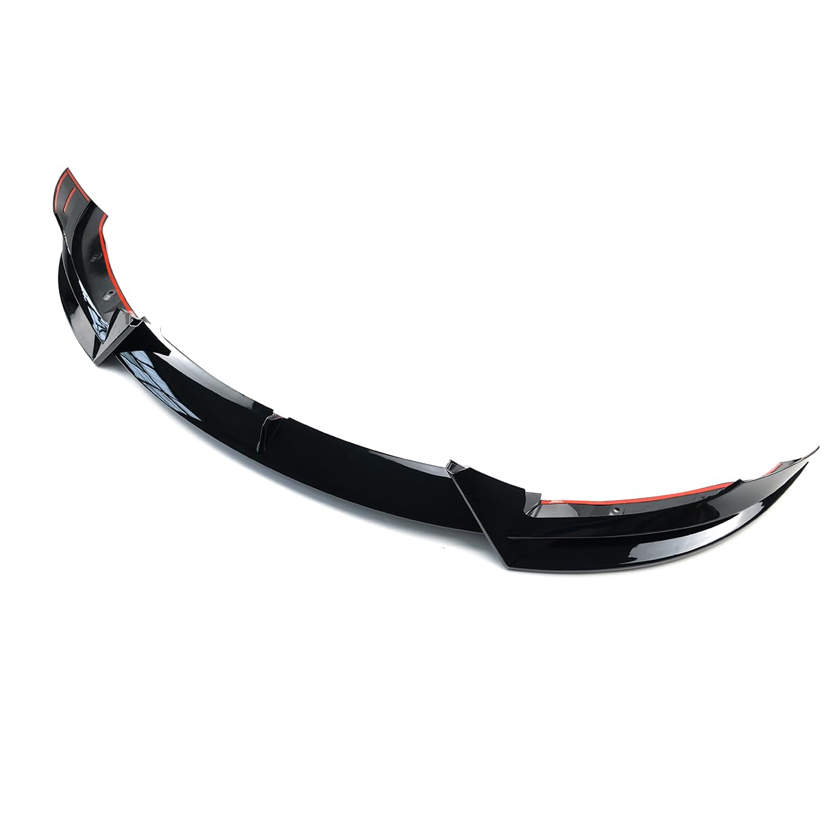 Glossy Black Front Bumper Lip Splitter Spoiler 3Pcs for Tesla Model 3 (2017-2023) - Enhance Style & Aerodynamics for Street & Track Performance