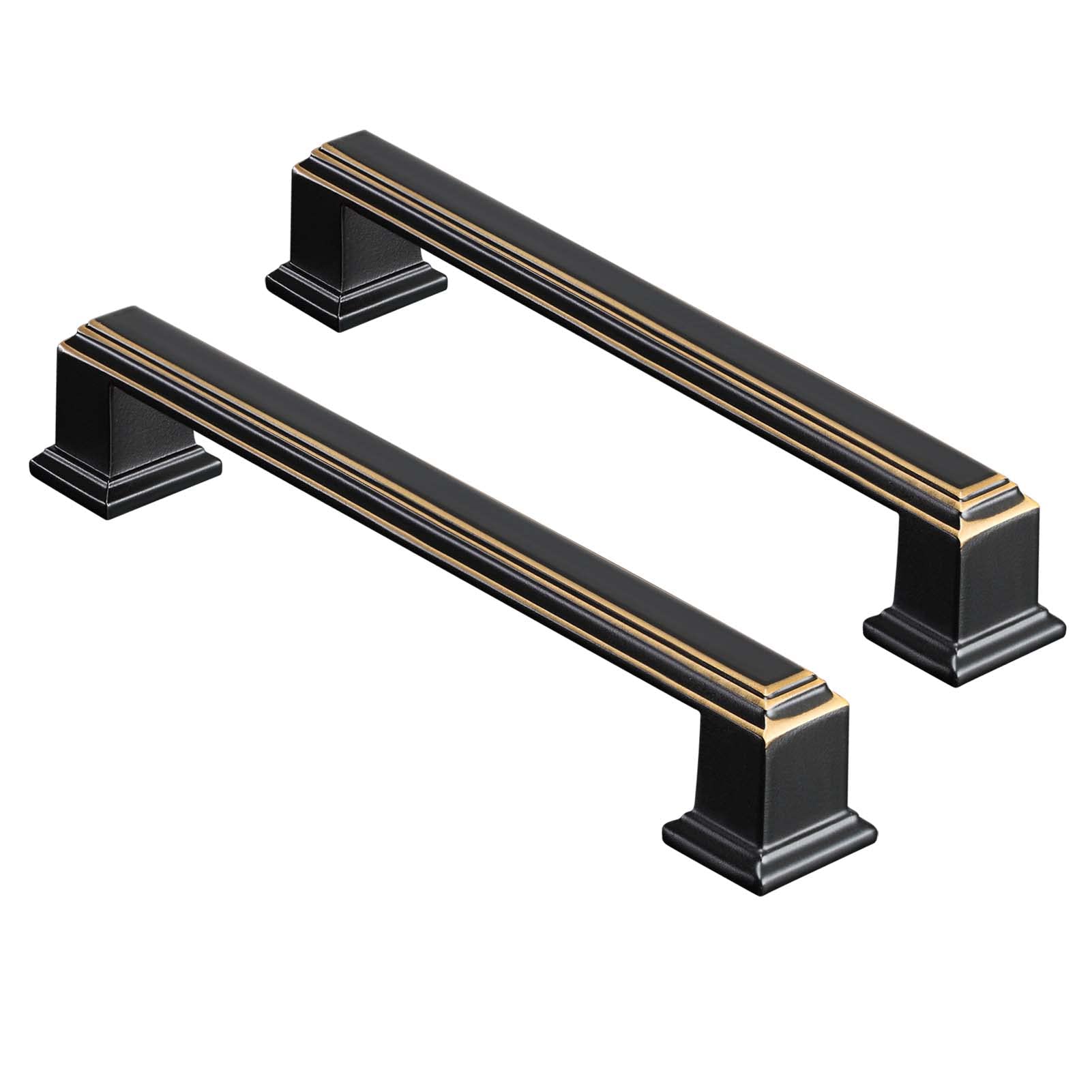 Black Kitchen Cabinet Handles 10-Pack - 5