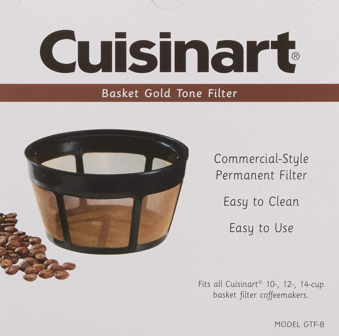 Cuisinart 12-Cup Programmable Coffee Maker with Glass Carafe & Permanent Gold Tone Filter - Perfect for Home, Office & Breakfast Brewing