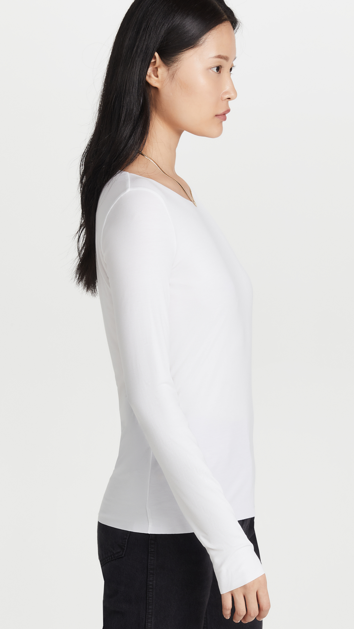 Wolford Aurora Pure Women's Long Sleeve Top | Soft Stretch Comfort Shirt for Everyday Wear & Layering | Perfect for Office, Casual Outfits & Date Nights