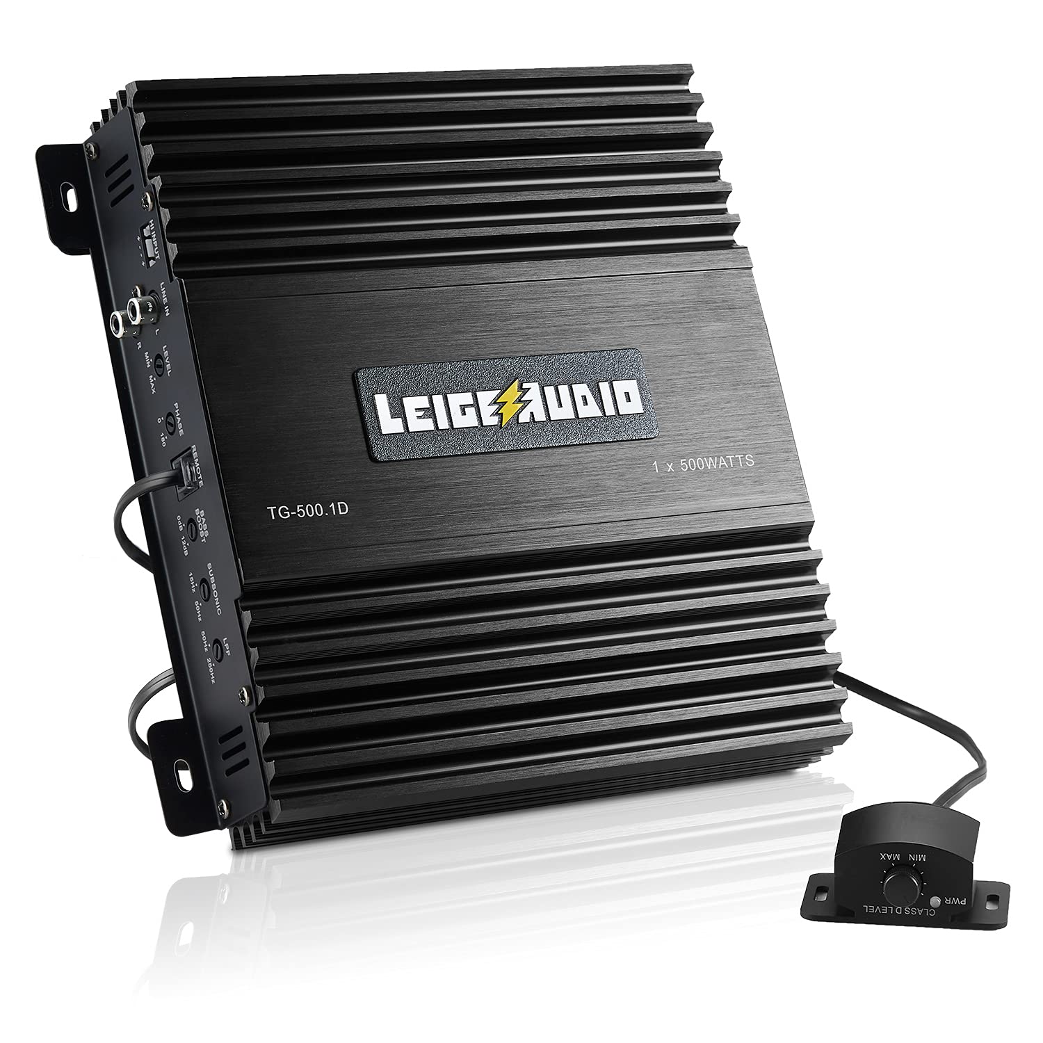 500W Mono Block Class D Amplifier - 1 Ohm Stable Car Subwoofer Amp for Deep Bass | Perfect for Car Audio Systems, Home Theater & DJ Setups