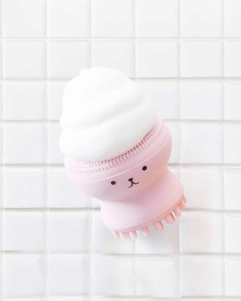 Etude My Beauty Tool Exfoliating Jellyfish Silicone Brush - Gentle Facial Cleansing & Exfoliation for Glowing Skin | Perfect for Daily Skincare Routine & Spa Treatments