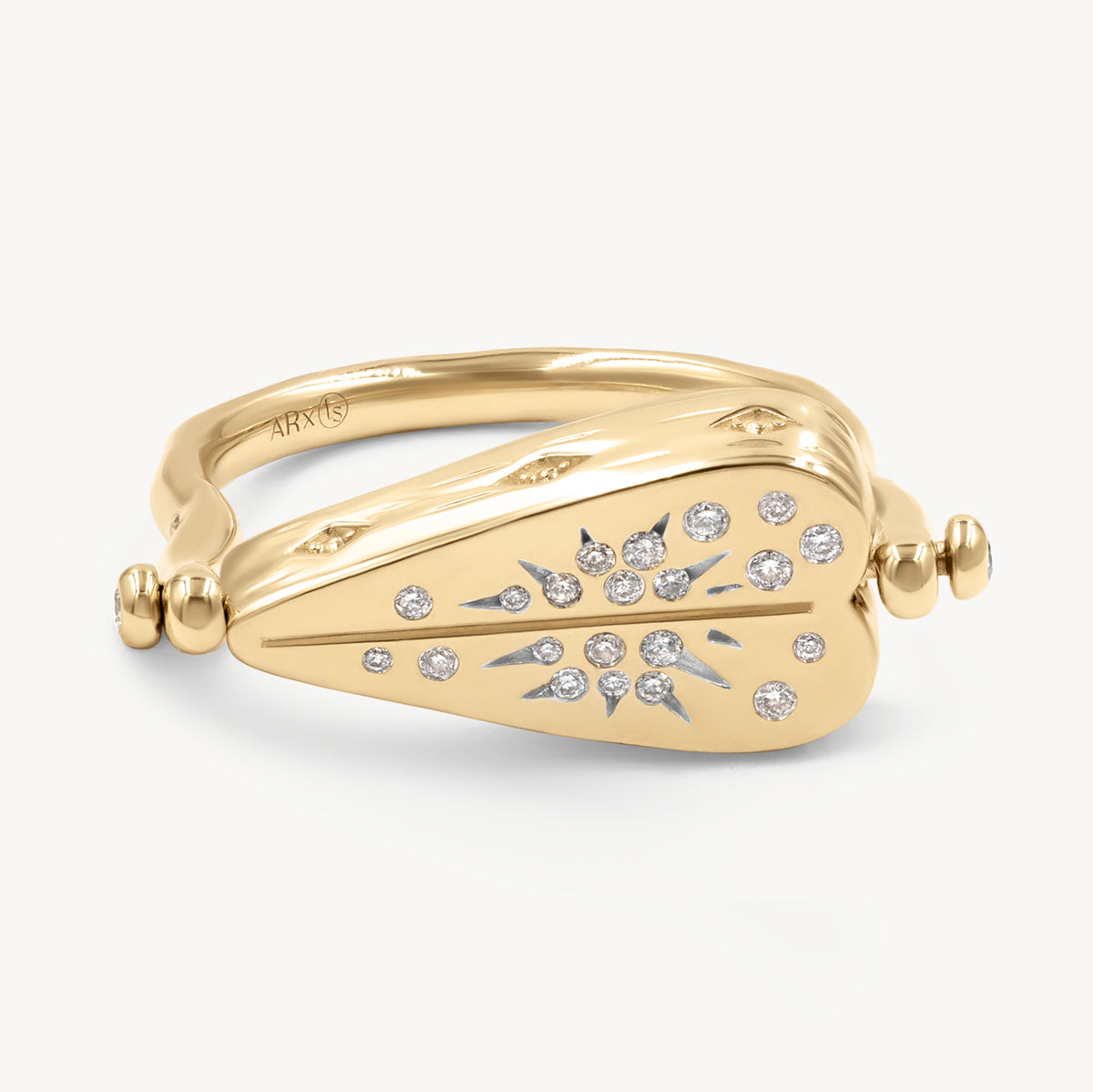 Wild Heart Flip Ring - Dainty Adjustable Stackable Ring for Women - Perfect for Layering, Gifts & Everyday Wear