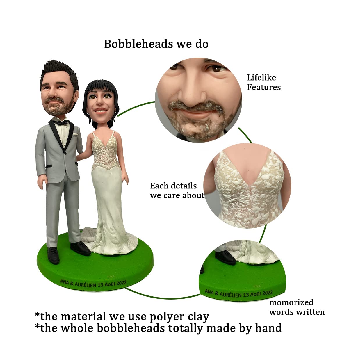 Custom Career Bobblehead - Personalized Husband Birthday Gift & Office Boss Present - Perfect for Anniversaries, Retirement, Promotions & Desk Decor