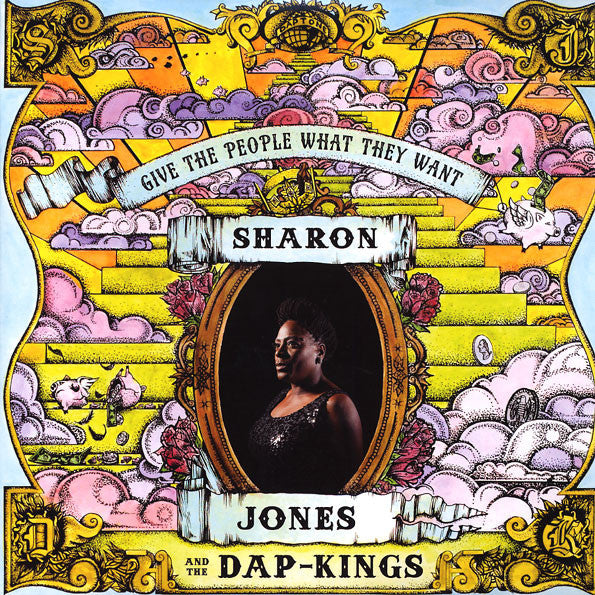 Sharon Jones & The Dap Kings - Give The People What They Want LP Vinyl Album (Limited Edition Reissue, Mint Condition) - Perfect for Record Collectors & Soul Music Lovers