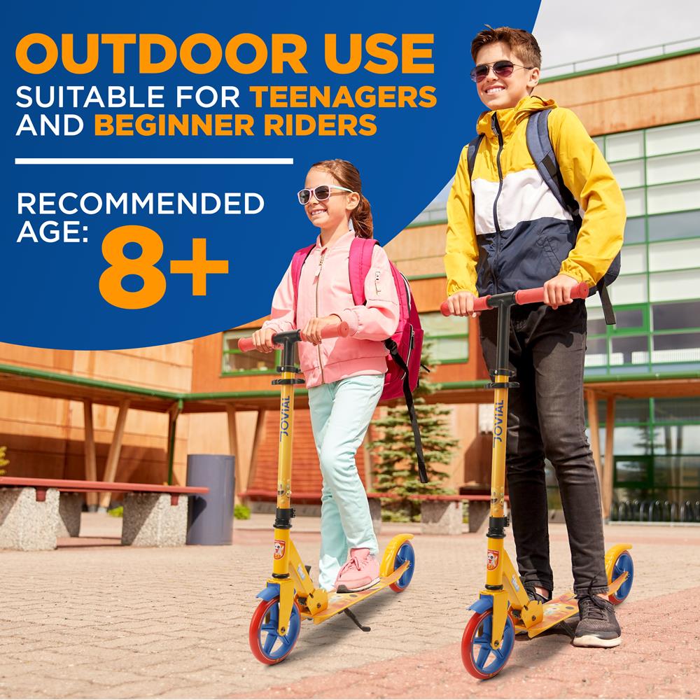 Foldable Kick Scooter for Adults & Teens - Lightweight Commuter Scooter with Adjustable Handlebar - Perfect for Urban Travel, Campus, and Last-Mile Commuting