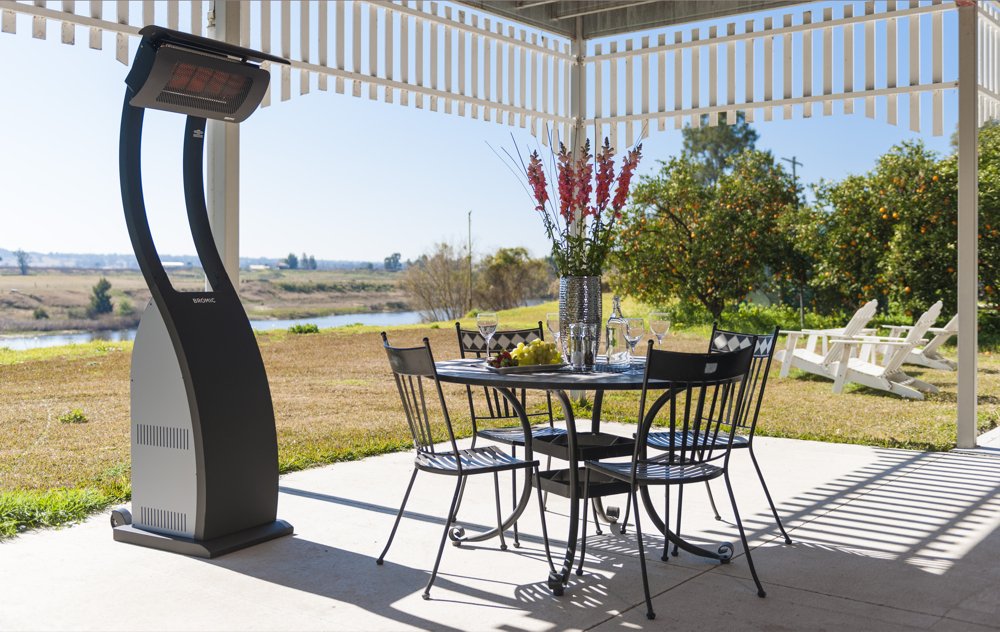Bromic 38,500 BTU Portable Infrared Patio Heater - Outdoor Gas Radiant Heater for Patio, Deck, Restaurant & Backyard Use