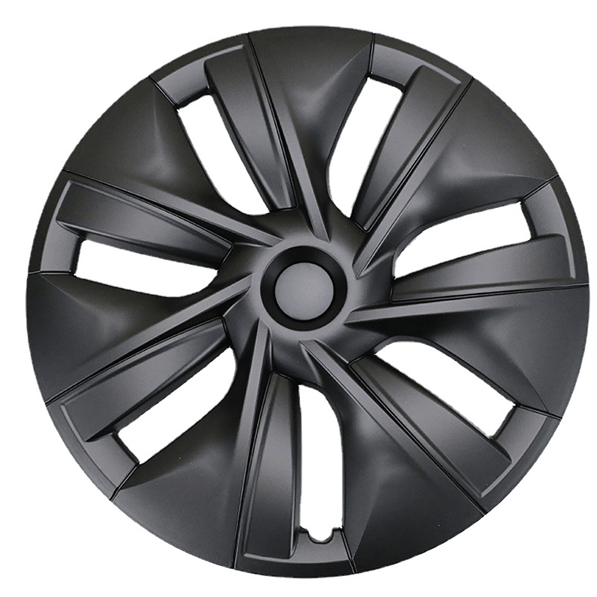 1 Pcs Replacement Tesla Model Y 19 Inch Gemini Wheel Cover - All Black Design for Enhanced Style & Protection | Perfect for Road Trips & Daily Commutes