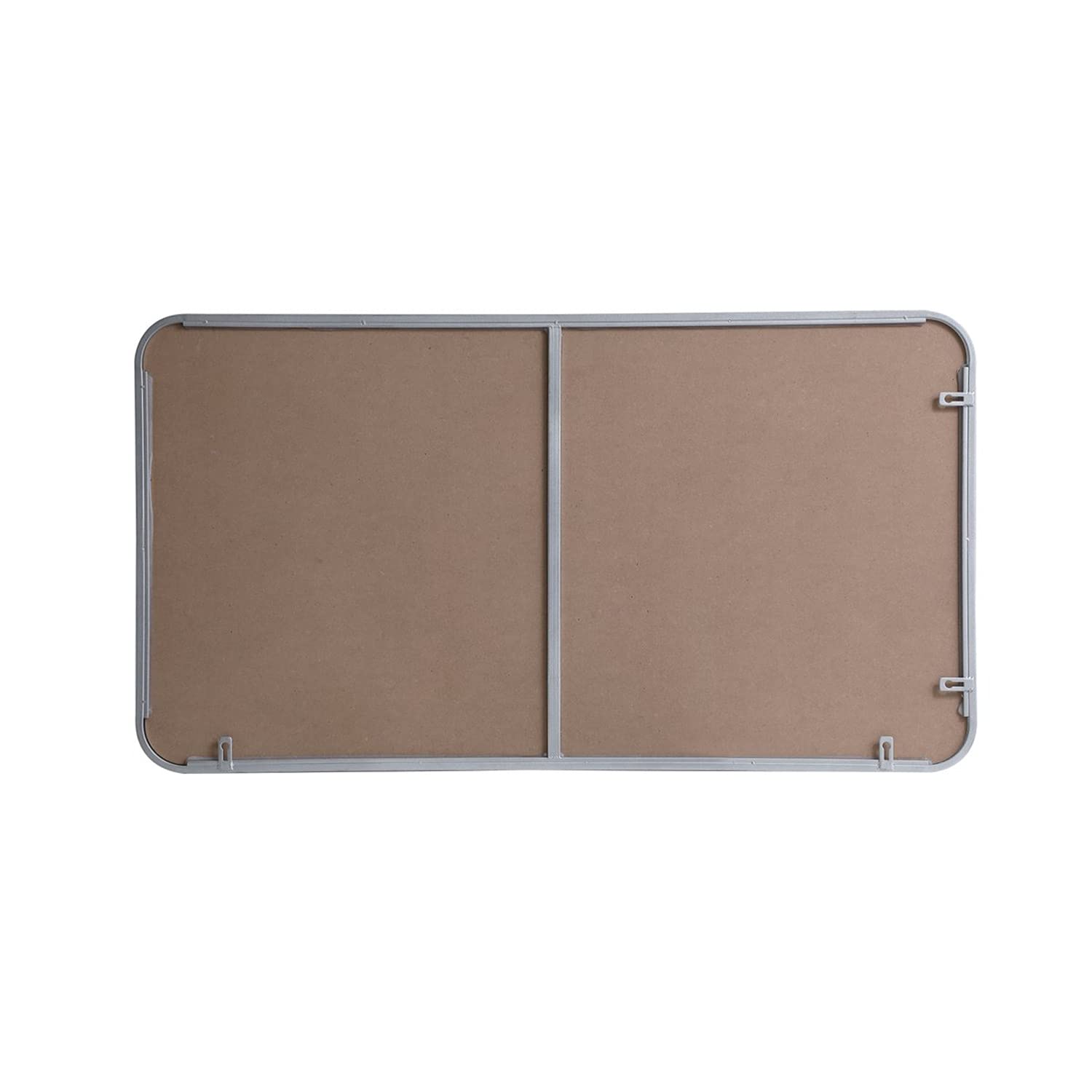 Silver Rectangular Mirror 22x40 - Elegant Decor for Living Room & Bedroom