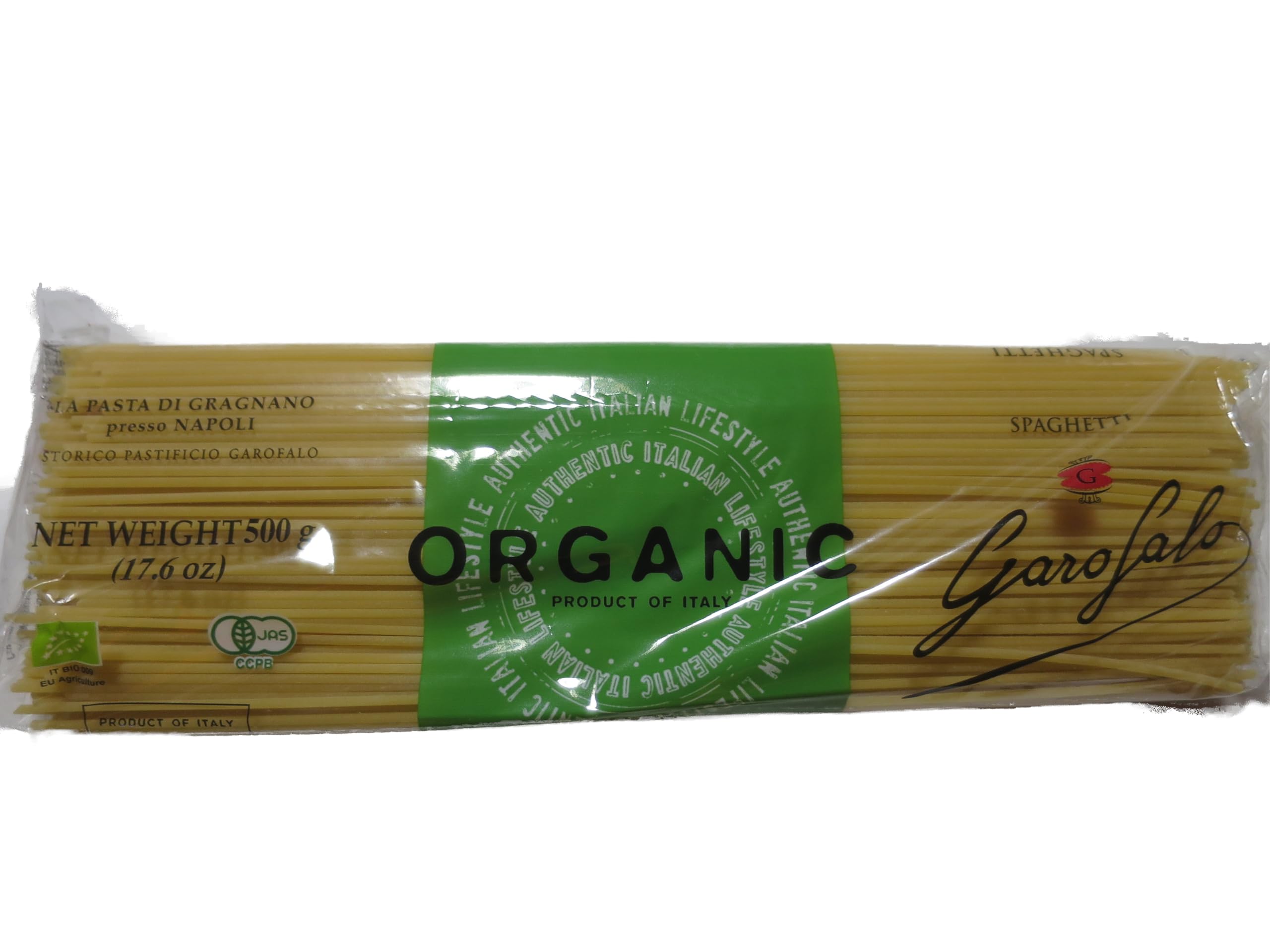 Organic Spaghetti Pasta by Garofalo - 500g (8-Pack) | Premium Italian Pasta for Family Dinners, Meal Prep & Healthy Eating